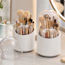Organizador de Cosméticos Giratório 360° com Tampa Protetora