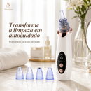 Removedor e Aspirador Facial de Poros 5 Intensidades com Ponteiras - Removedor de Cravos