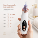 Removedor e Aspirador Facial de Poros 5 Intensidades com Ponteiras - Removedor de Cravos