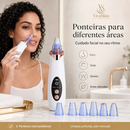 Removedor e Aspirador Facial de Poros 5 Intensidades com Ponteiras - Removedor de Cravos