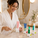 Kit com 4 Espremedores de Tubos Giratórios para Tubos sem Desperdício