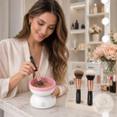 Limpador Elétrico Profissional de Pincéis de Maquiagem com Silicone USB