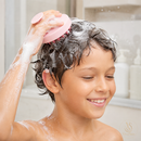 Escova para Lavar e Massagear o Couro Cabeludo e Shampoo