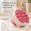 Escova para Lavar e Massagear o Couro Cabeludo e Shampoo