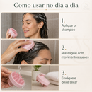 Escova para Lavar e Massagear o Couro Cabeludo e Shampoo