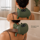 Massageador Elétrico Portátil 4D para Pescoço e Ombros com 3 Intensidades e Aquecimento