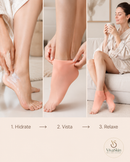 Meias de Silicone Hidratantes para Pés Ressecados – Até 3 Pares