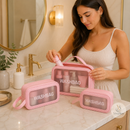 Necessaires Impermeáveis: Kit 3 Unidades