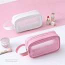 Kit 3 Necessaires impermeável Portátil Para Produtos De Higiene Pessoal MC04