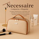 Necessaire De Viagem Premium Em Couro PU Design Sofisticado e Impermeável ATP41