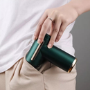 Pistola de Massagem Muscular Portátil Elétrica Profissional Recarregável USB com Múltiplas Ponteiras para Relaxamento